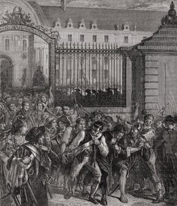 Saqueo de la Armería de los Inválidos, 14 de julio de 1789 de French School
